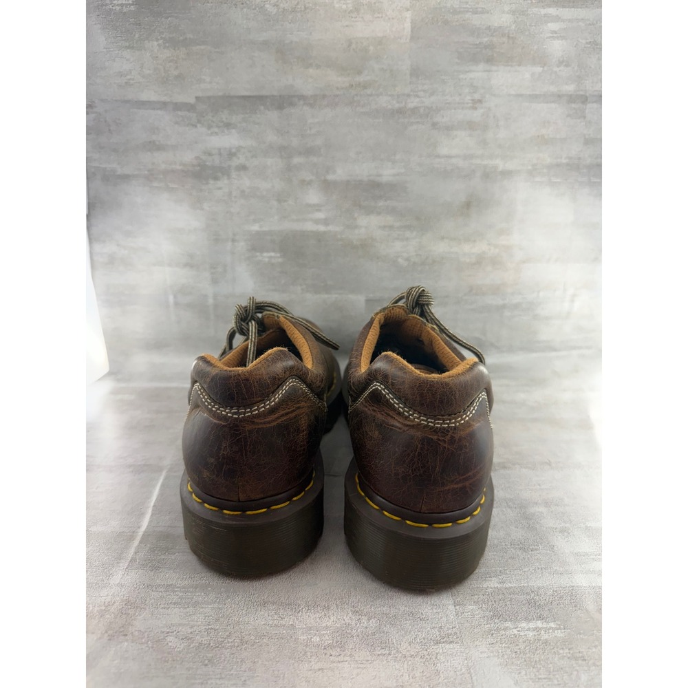 Dr Martens 10940 Brown Leather Lace Up Lug Sole Oxford Shoes Men Sz 10 - Picture 5 of 11